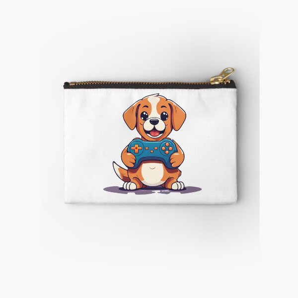 Item preview, Gamer Dog Playing Video Games designed and sold by Majestic Paws.