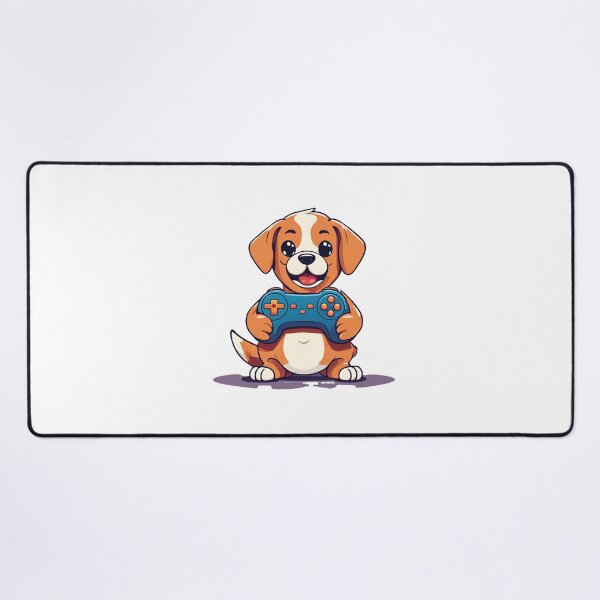 Item preview, Gamer Dog Playing Video Games designed and sold by Majestic Paws.