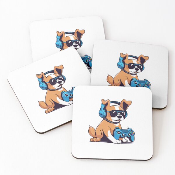 Item preview, Gamer Dog Playing Video Games designed and sold by Majestic Paws.