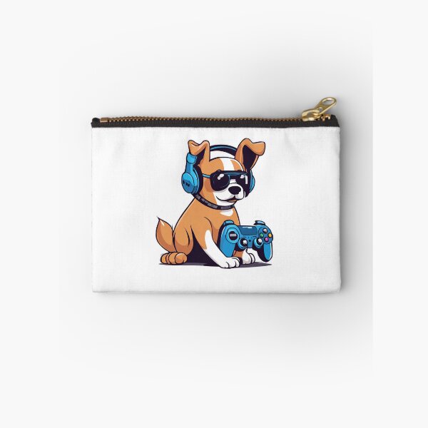 Item preview, Gamer Dog Playing Video Games designed and sold by Majestic Paws.