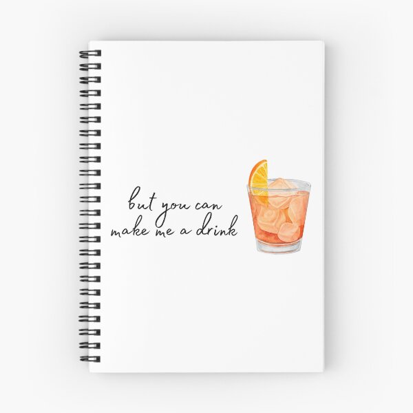 Item preview, Delicate Lyrics - Make Me a Drink (Old Fashioned) designed and sold by Samantha Kelly.