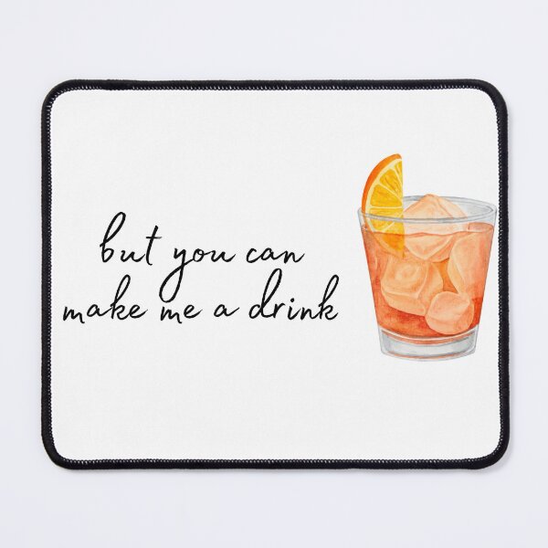 Item preview, Delicate Lyrics - Make Me a Drink (Old Fashioned) designed and sold by Samantha Kelly.