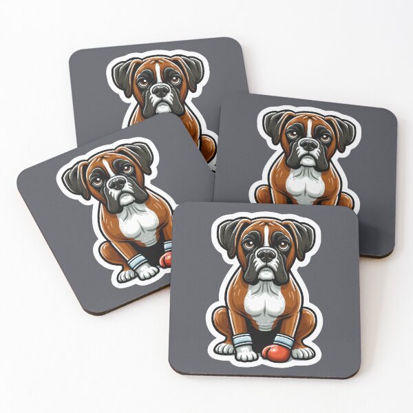 Item preview, Copia del perro Boxer lindo cachorro Boxer kawaii designed and sold by Elarex.