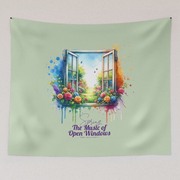 Item preview, Spring Open Window designed and sold by Emilys-Tee-Shop.