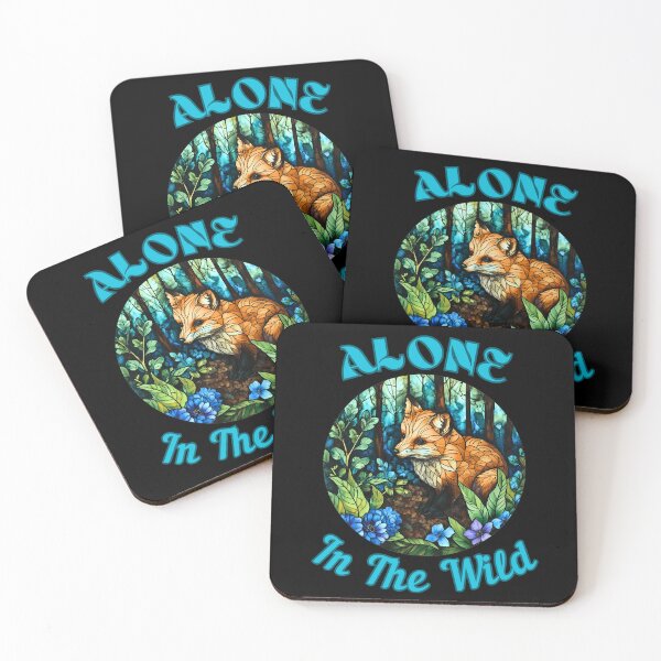 Item preview, Alone in the Wild. fox face designed and sold by FoxVibes.