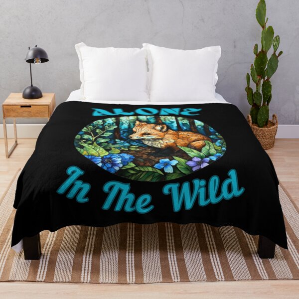 Item preview, Alone in the Wild. fox face designed and sold by FoxVibes.