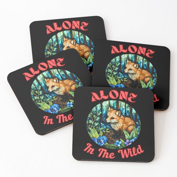 Item preview, Alone in the Wild. fox head designed and sold by FoxVibes.
