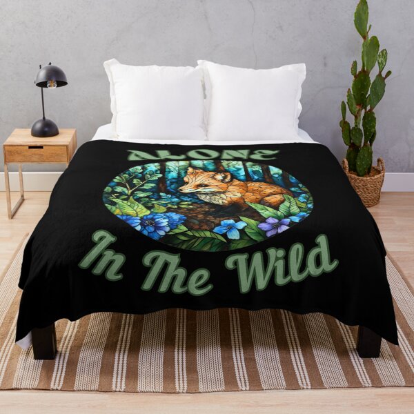 Item preview, Alone in the Wild. cool fox designed and sold by FoxVibes.