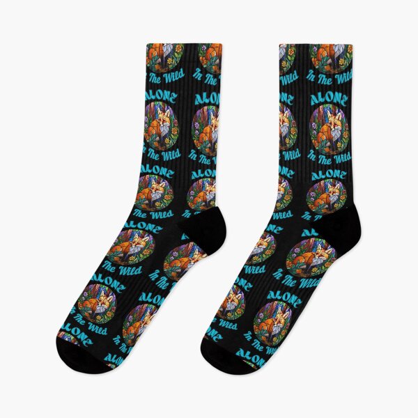 Item preview, Alone in the Wild. vintage fox designed and sold by FoxVibes.