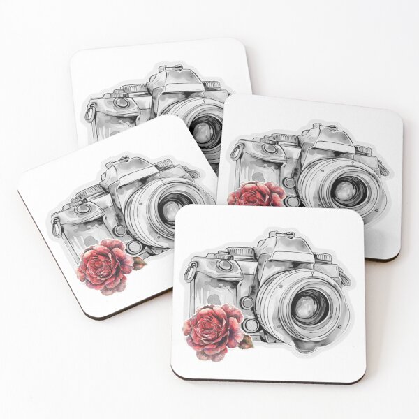 Item preview, 2 Floral Camera Design- Photography Lovers h. designed and sold by LoftyLoamBloom.
