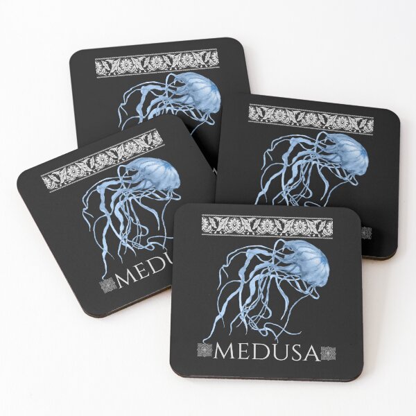 Item preview, Greek Medusa Marine Jellyfish Illustration Design designed and sold by EarthArtDesigns.