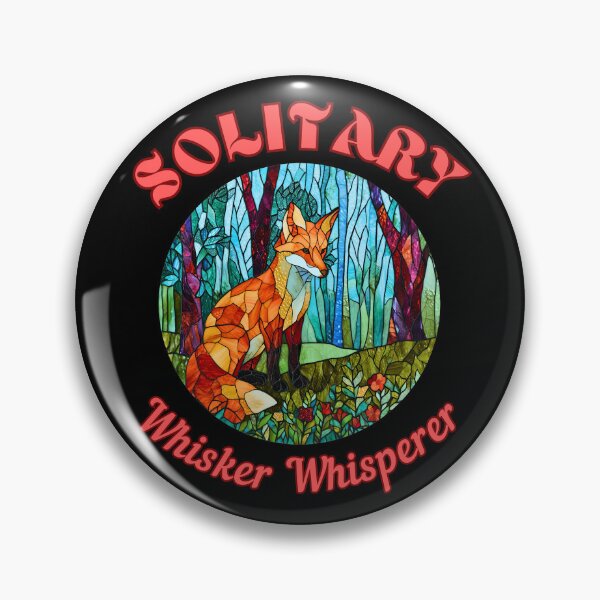 Item preview, Solitary Whisker Whisperer. fox head designed and sold by FoxVibes.