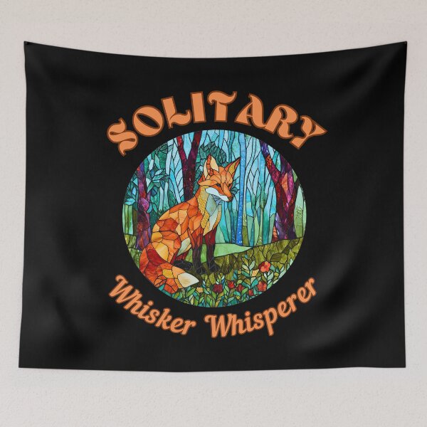 Item preview, Solitary Whisker Whisperer. fox portrait designed and sold by FoxVibes.
