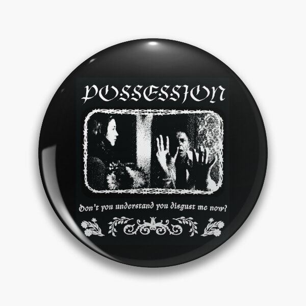 Artikelvorschau, Possession 1981 Film Horror Design floraler Stacheldraht Gothic schwarz weiß entworfen und verkauft von aurora-creative.