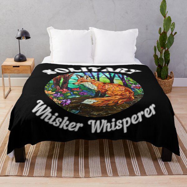 Item preview, Solitary Whisker Whisperer. fox quote designed and sold by FoxVibes.