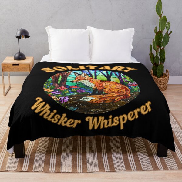 Item preview, Solitary Whisker Whisperer. fox saying designed and sold by FoxVibes.