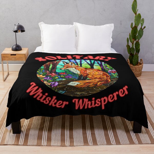 Item preview, Solitary Whisker Whisperer. retro fox designed and sold by FoxVibes.