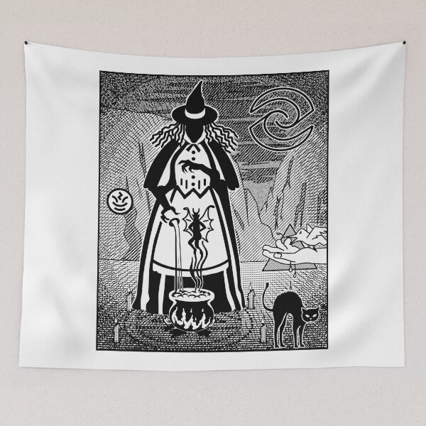 Item preview, The Witch and The Misfit w Transparent Background designed and sold by palmprints.