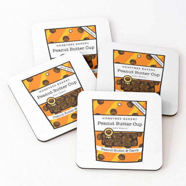 Item preview, Peanut Butter Cup Dog Treats designed and sold by honeybeepaper.