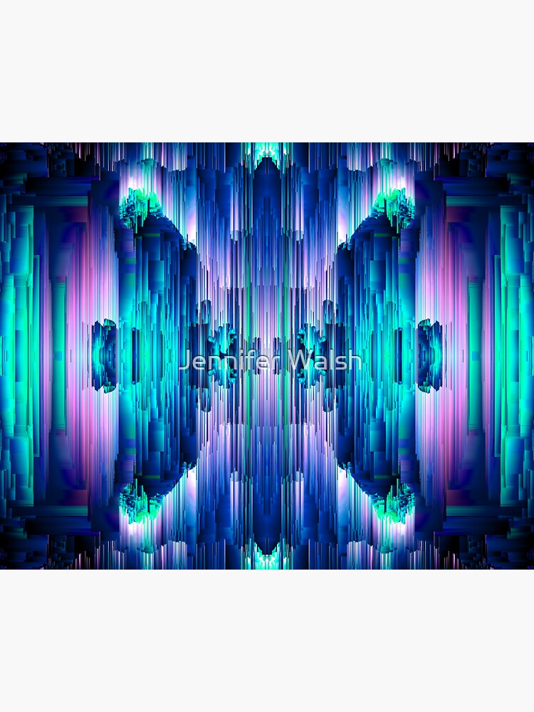 Cavernous Glitch - Abstract Pixel Art by InsertTitleHere