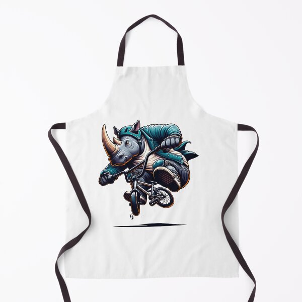 Item preview, Rhinoceros on Bicycle BMX Rhinoceros on Bike designed and sold by Bomba Visual.