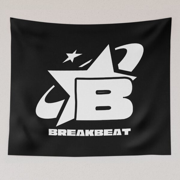Item preview, BREAKBEAT  - B Is For Breaks (White)  designed and sold by Discothreadz.