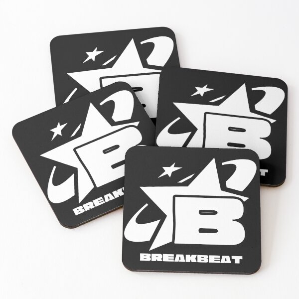 Item preview, BREAKBEAT  - B Is For Breaks (White)  designed and sold by Discothreadz.
