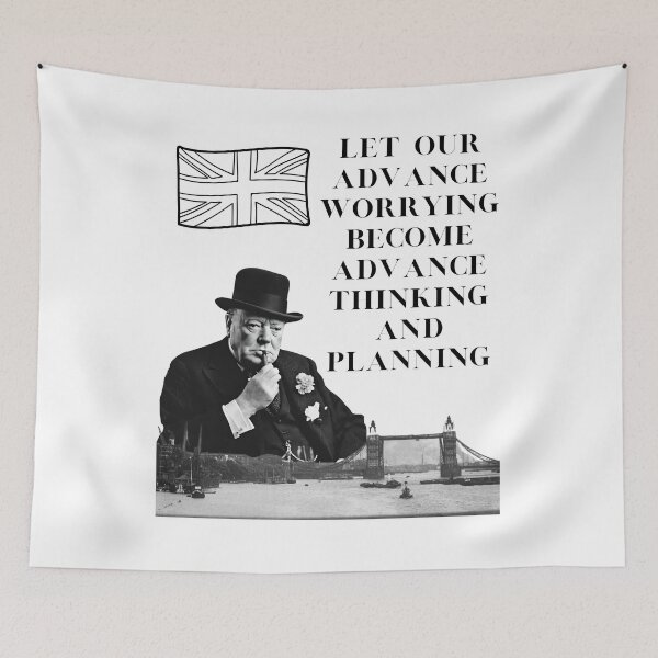 Item preview, Let Our Advance Worrying Become Advance Thinking And Planning designed and sold by Wis-Epoch.