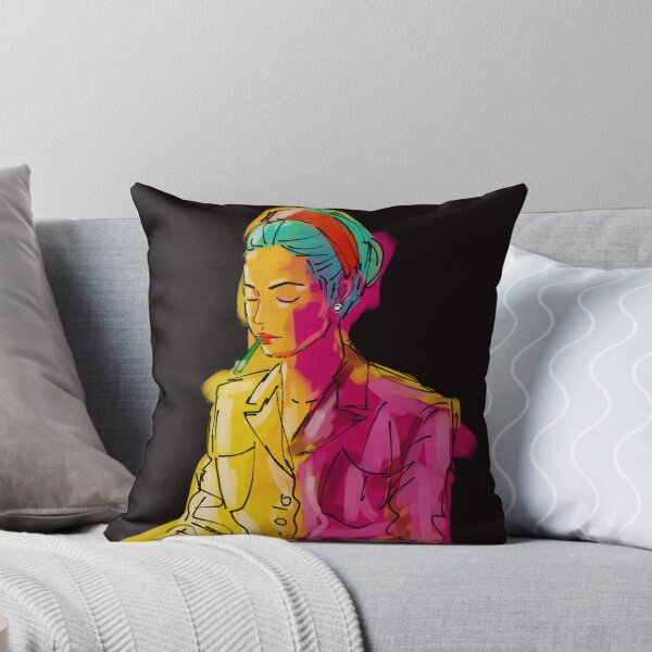 Item preview, Simone de Beauvoir black background designed and sold by KennyLucky.