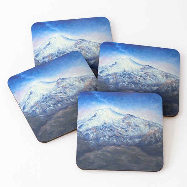 Item preview, Impressionist oil volcano painting designed and sold by LauraJacome.