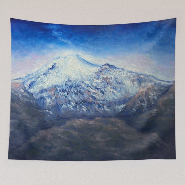 Item preview, Pintura volcán óleo impresionista designed and sold by LauraJacome.