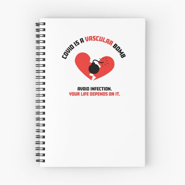 Item preview, COVID is a vascular bomb. Avoid infection. Your life depends on it. designed and sold by sarahwlongcovid.