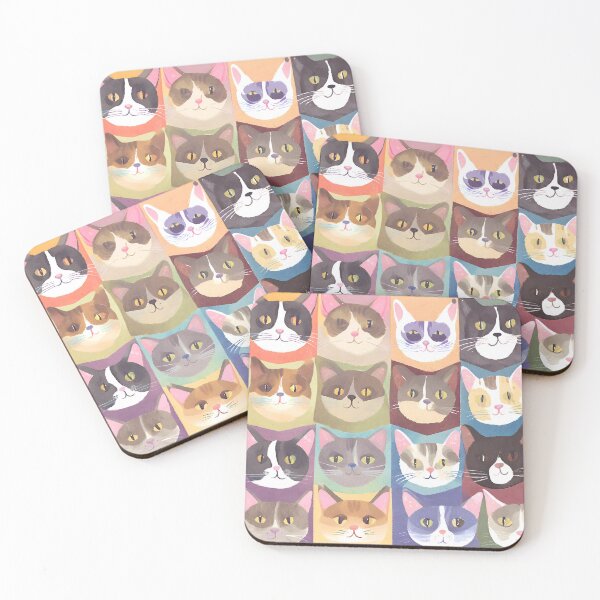Item preview, Friendly Cats designed and sold by lorocoloro.