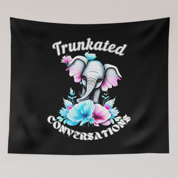 Item preview, Trunkated Conversations designed and sold by ElephantVibes.