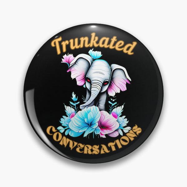 Item preview, Trunkated Conversations. funny elephant designed and sold by ElephantVibes.
