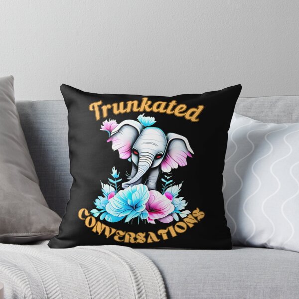 Item preview, Trunkated Conversations. funny elephant designed and sold by ElephantVibes.