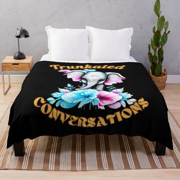 Item preview, Trunkated Conversations. funny elephant designed and sold by ElephantVibes.