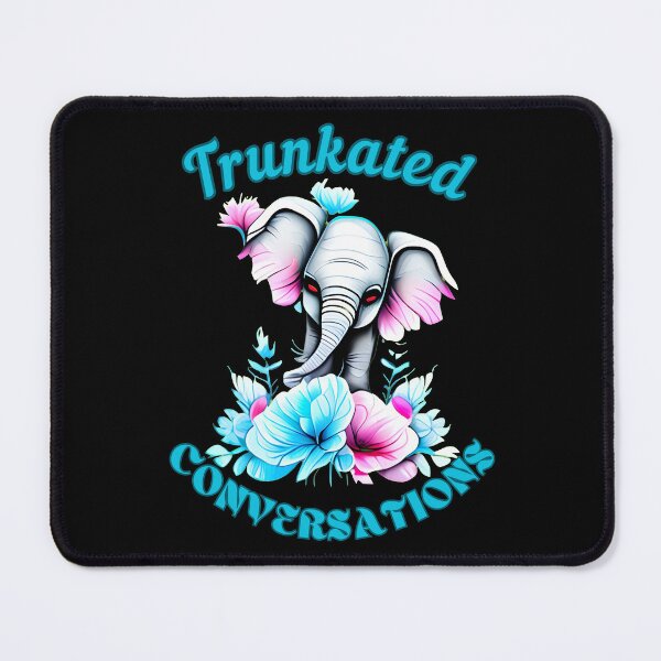 Item preview, Trunkated Conversations. colorful elephant designed and sold by ElephantVibes.