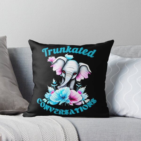 Item preview, Trunkated Conversations. colorful elephant designed and sold by ElephantVibes.
