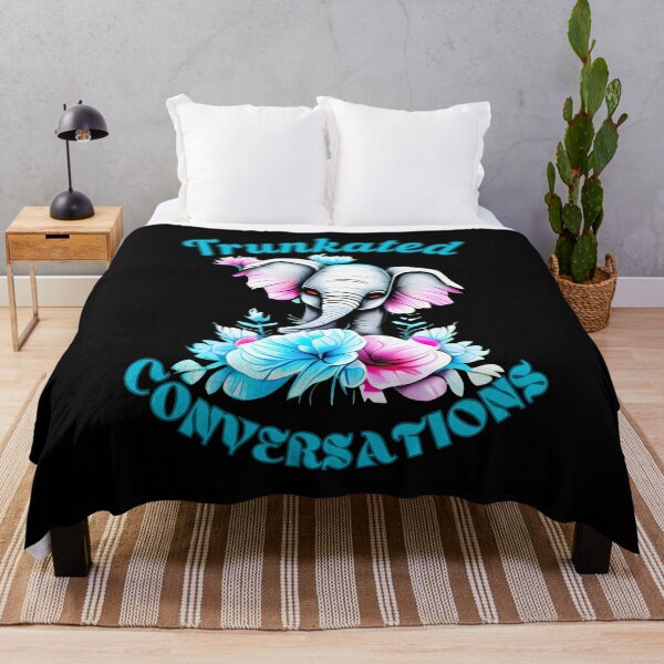 Item preview, Trunkated Conversations. colorful elephant designed and sold by ElephantVibes.
