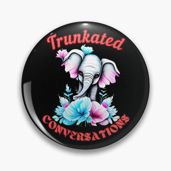 Item preview, Trunkated Conversations. elephant head designed and sold by ElephantVibes.