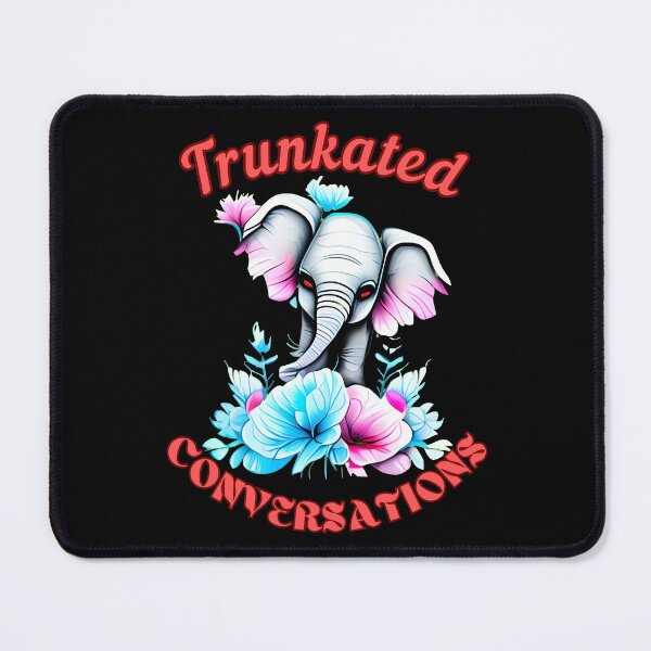 Item preview, Trunkated Conversations. elephant head designed and sold by ElephantVibes.