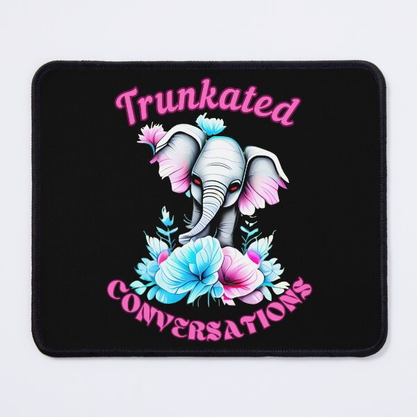 Item preview, Trunkated Conversations. elephant face designed and sold by ElephantVibes.