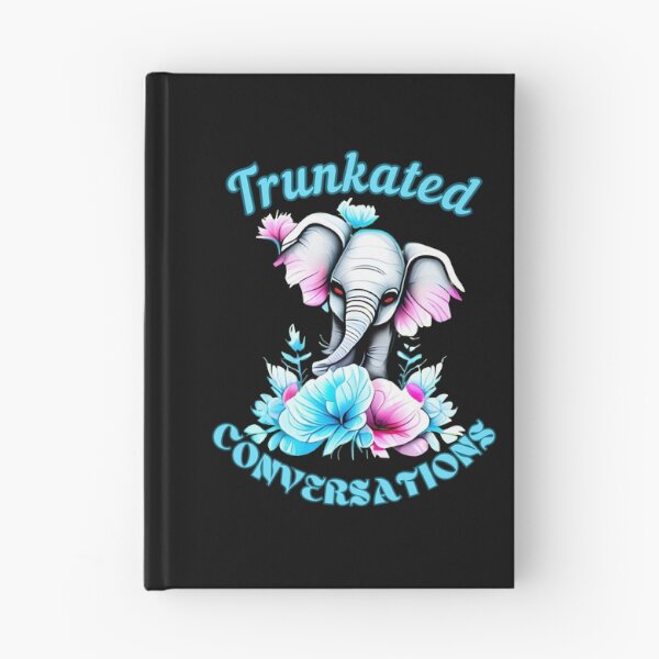Item preview, Trunkated Conversations. elephant portrait designed and sold by ElephantVibes.