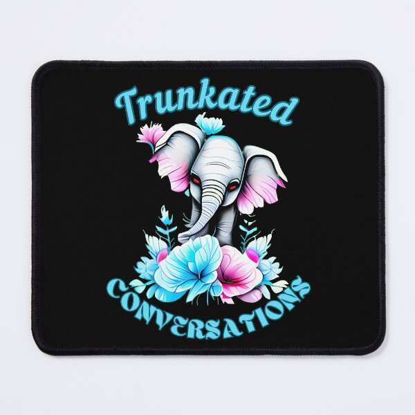 Item preview, Trunkated Conversations. elephant portrait designed and sold by ElephantVibes.