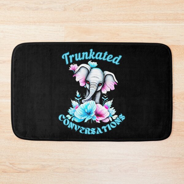 Item preview, Trunkated Conversations. elephant portrait designed and sold by ElephantVibes.