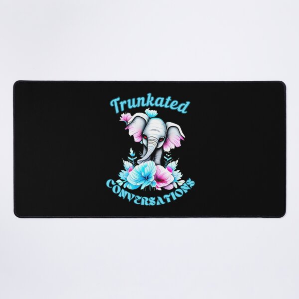 Item preview, Trunkated Conversations. elephant portrait designed and sold by ElephantVibes.
