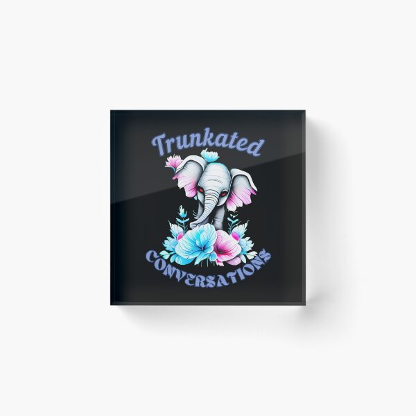 Item preview, Trunkated Conversations. surreal elephant designed and sold by ElephantVibes.
