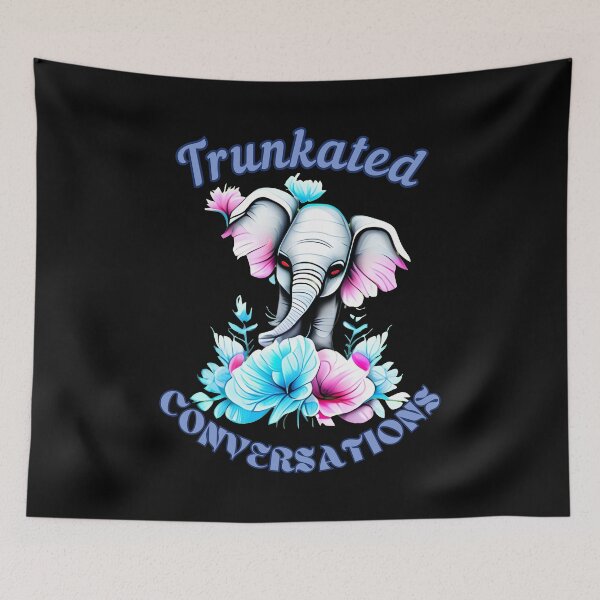 Item preview, Trunkated Conversations. surreal elephant designed and sold by ElephantVibes.