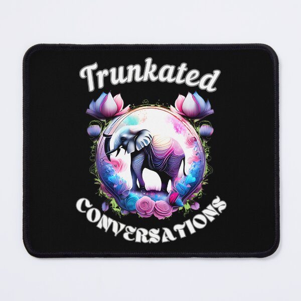 Item preview, Trunkated Conversations. watercolor elephant designed and sold by ElephantVibes.